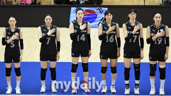 [MD포토] 승리를 다짐하는 여자배구대표팀