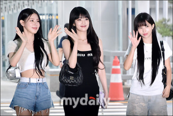 (여자)아이들 미연-민니-소연, '월드투어 떠나요' [MD포토]