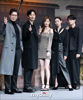 [MD포토] 김남길-서현-유재명-이현욱-이호정, '훈훈한 비주얼의 도적들'