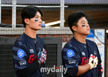 [MD포토] 윤동희-한동희 '동희 테이블세터'