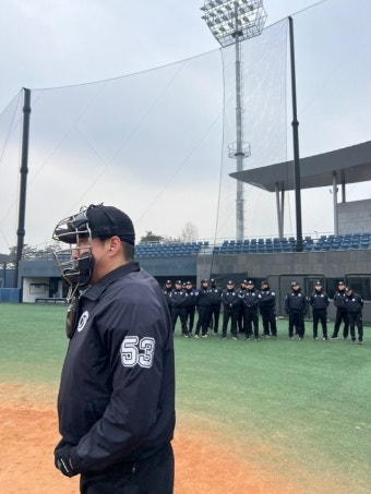 허구연 총재, 심판위원회 1차 동계 캠프 방문→피치클락 및 ABS 적응훈련 점검