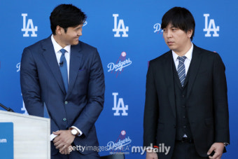 '4185억' 야마모토 입단식인데…美·日 언론도 주목! 에이스보다 더 관심 끌었던 '오타니의 통역', 왜?