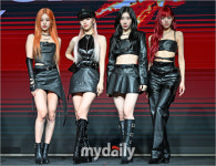 [MD포토] 있지 시선을 강탈하는 가죽 패션