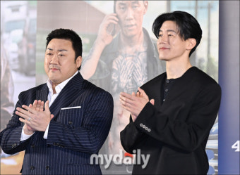 [MD포토] 마동석-김무열, '범죄도시4의 주연들'