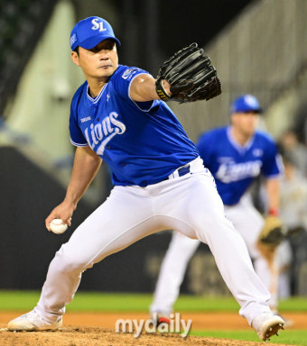 [MD포토] 오승환 '삼성 승리의 마침표'