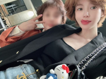 '버닝썬 해명 이후' 고준희, 엄마랑 연극 데이트 '단발+눈매 똑 닮았네'