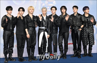 [MD포토] 스트레이 키즈, '블랙으로 카리스마 업'