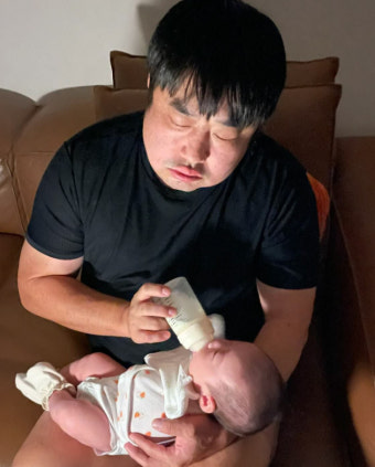 ‘이은형’ 강재준 “새벽 1시 20분, 붕어빵 아들 재우고 있는데 결국…”