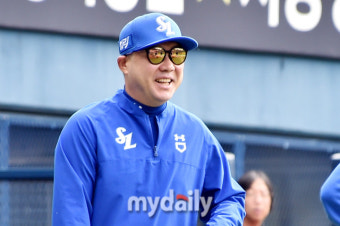 [MD포토] 박진만 감독, '숨길수 없는 미소'