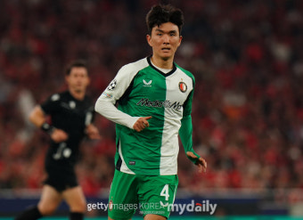 '황인범이 중원을 지배했다' 실점 빌미에도 극찬…페예노르트, UEFA 챔스에서 스파르타 프라하 완파