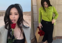효민, ♥훈남 금융인과 美 웨딩촬영 떠났나? 왼손 약지 반지 눈길
