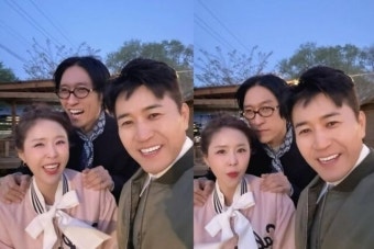 김종민, 프랑스 에펠탑 앞에서 커피 한 잔! 1박 2일 멤버들과의 케미도 화제