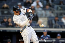 와 타구 속도 167.6km 저지, 10G만에 손맛 봤다→AL 공동 3위 이제는 46홈런 페이스
