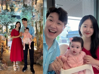 박수홍, “고맙고 사랑합니다”…딸과 함께한 아내 첫 생일