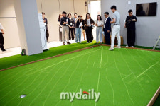 [MD포토] 워커힐 골프클럽 최첨단 퍼팅 데이터 시스템