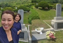 홍지민, 독립운동가 후손... 대전 현충원 찾아 