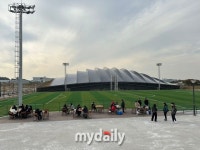 홍명보호, 천안서 첫 오픈 트레이닝 실시...팬 기대감도 폭발! 굉장히 긍정적이라고 생각한다[MD현장]