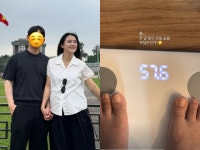 '6월 출산' 남보라, 만삭 임박에도 57.6kg 