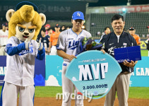 [MD포토] 함수호 '퓨처스 올스타전 MVP'