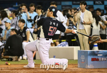 [MD포토] 강백호 '홈런 더비, 7개 홈런'