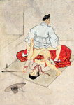 남자 후배가 음란서생 춘화 모델