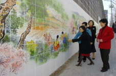 [광주]담장 벽화 사계절 풍경 구경하세요 !!