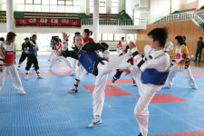[전남] 캐나다 여자태권도 대표팀, 종주국서 구슬땀