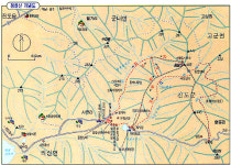 전국 최고의 등산코스 진도 첨찰산,  황금 물결 장관.