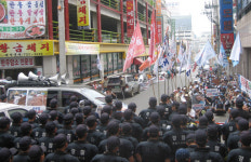 [전남]덤프연합회 “폭력으로 생계 강탈하는 민노총 물러가라”