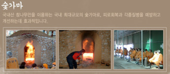 건강과 대화를 제공하는 한광참숯가마 !