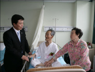 <동정>김범일 대구시장 보훈병원 방문 국가유공자 격려