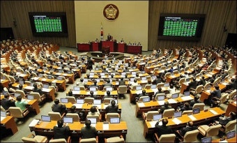 <포토>공무원연금개혁법 본회의 통과