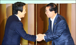 남경필 수도이전 찬성한 박원순에 박수