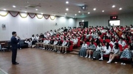 제주은행, 제주외국어고등학교에 1사1교 금융교육 실시