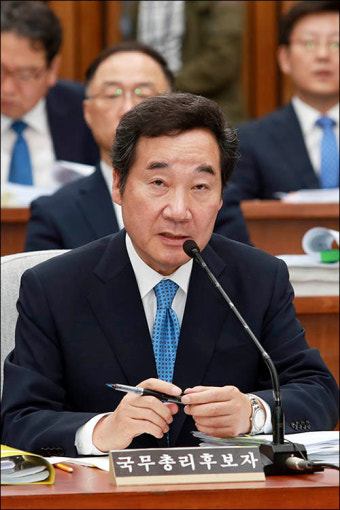 <포토> 국무총리 후보자 이낙연