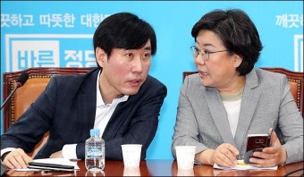 <포토>대화 나누는 이혜훈-하태경