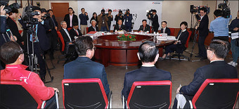 <포토>한국당, 지방선거 광역단체장 공천 후보자 면접