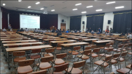 금호타이어, 경영정상화 설명 나섰지만…노조 방해로 텅 빈 설명회장 