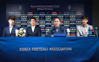 <포토>아시안게임 남자 축구대표팀 최종 엔트리 발표