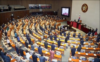 <포토>100일간의 대장정, 정기국회 개회식