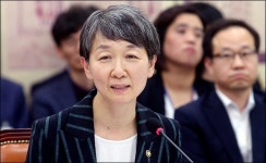 국정감사 답변하는 정재숙 문화재청장