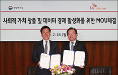 <포토>행안부-SK, 데이터 경제활성화 위해 협력
