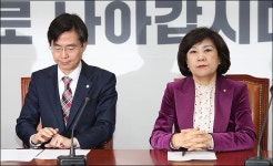 <포토>조경태-김순례, 나란히 앉았지만......