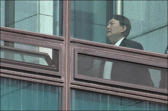 <포토>'조국 자택 압수수색' 승부수 던진 윤석열