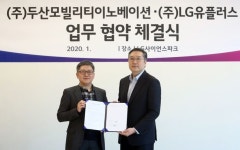 LGU+, 두산모빌리티이노베이션과 드론 사업 확대 협약