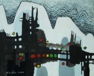 [큐레이터 픽] 동양회화의 새로움, ‘오방산수’ 작가 김석기