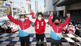 [4·7 재보선] 투표일은 세 날…오세훈 유세서 사전투표 독려 잇따라