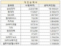 올들어 대형주 쏠림현상 지속…개미들 '단타→장타로'