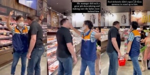 한인마트 ‘아줌마 파워’에 혼쭐 난 ‘노마스크’ 美 백인 남성