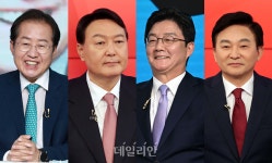 [데일리안 여론조사] 野후보 예측도…홍준표 38.6% 윤석열 37.5%